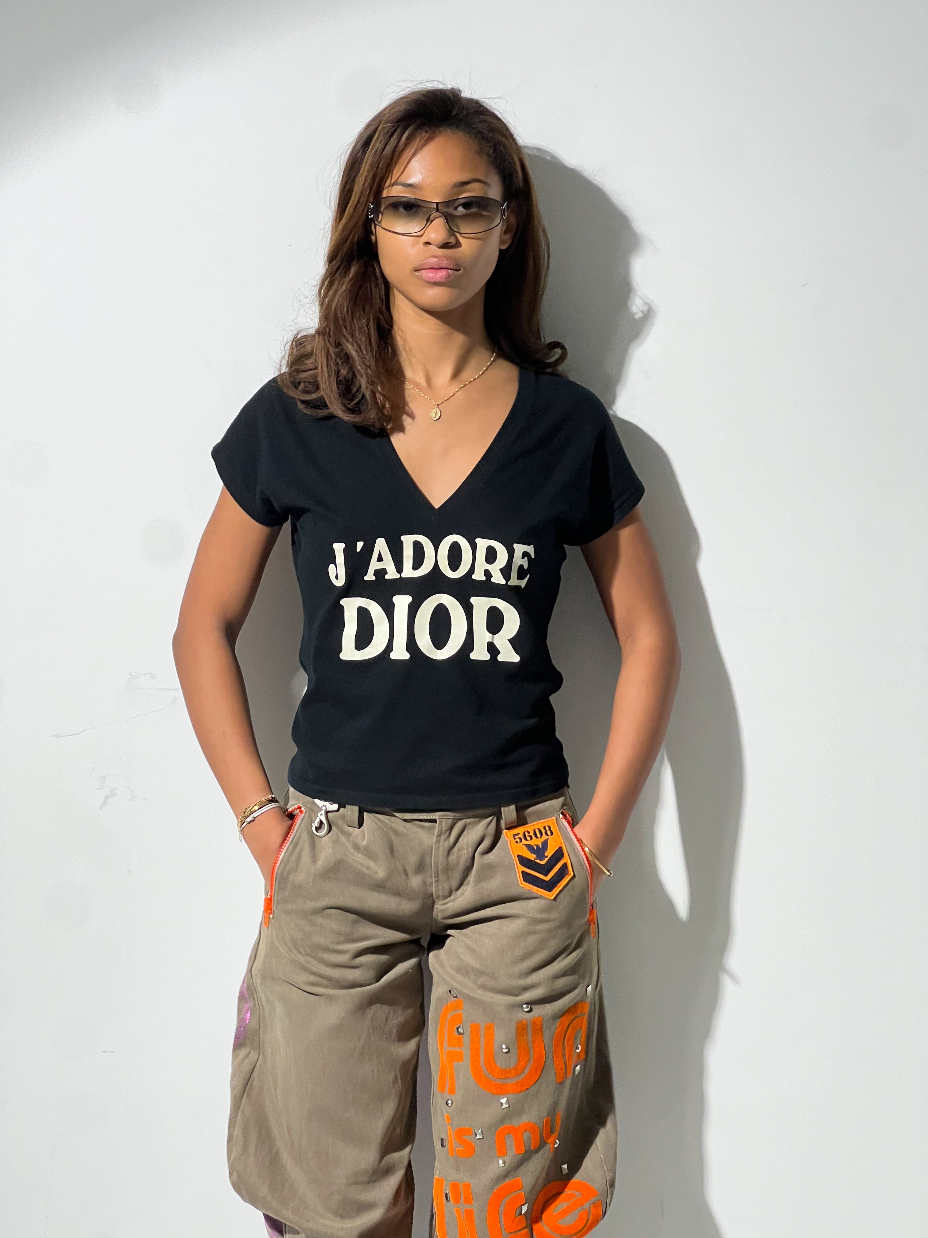 DOLCE & GABBANA S/S 2003 “FUN IS MY LIFE” RUNWAY PANTS — KAKI